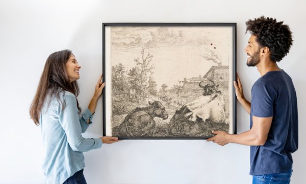 Karel du Jardin (signed by artist)