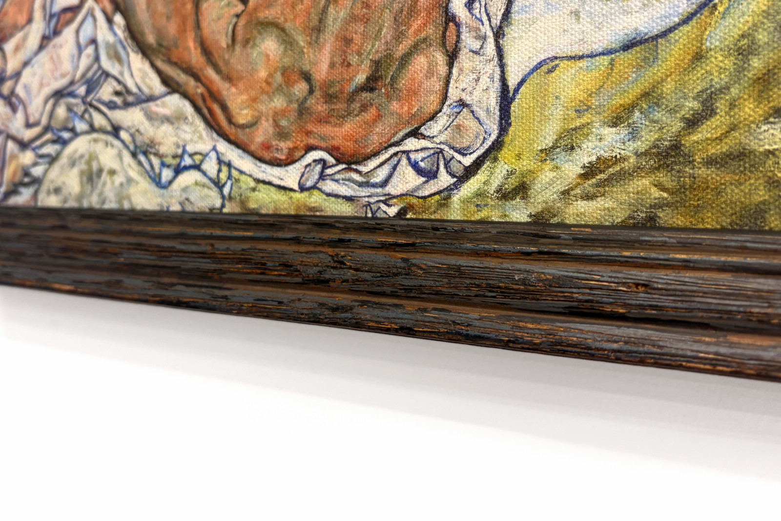 Omfamningen, 1917 - Egon Schiele