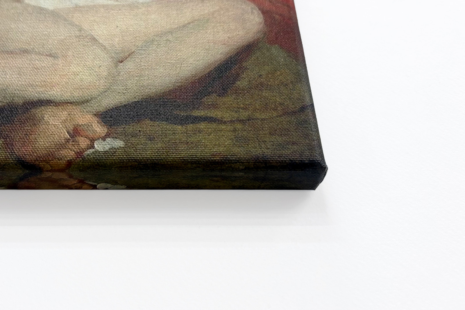 Manlig nakenstudie med uppsträckta armar - William Etty