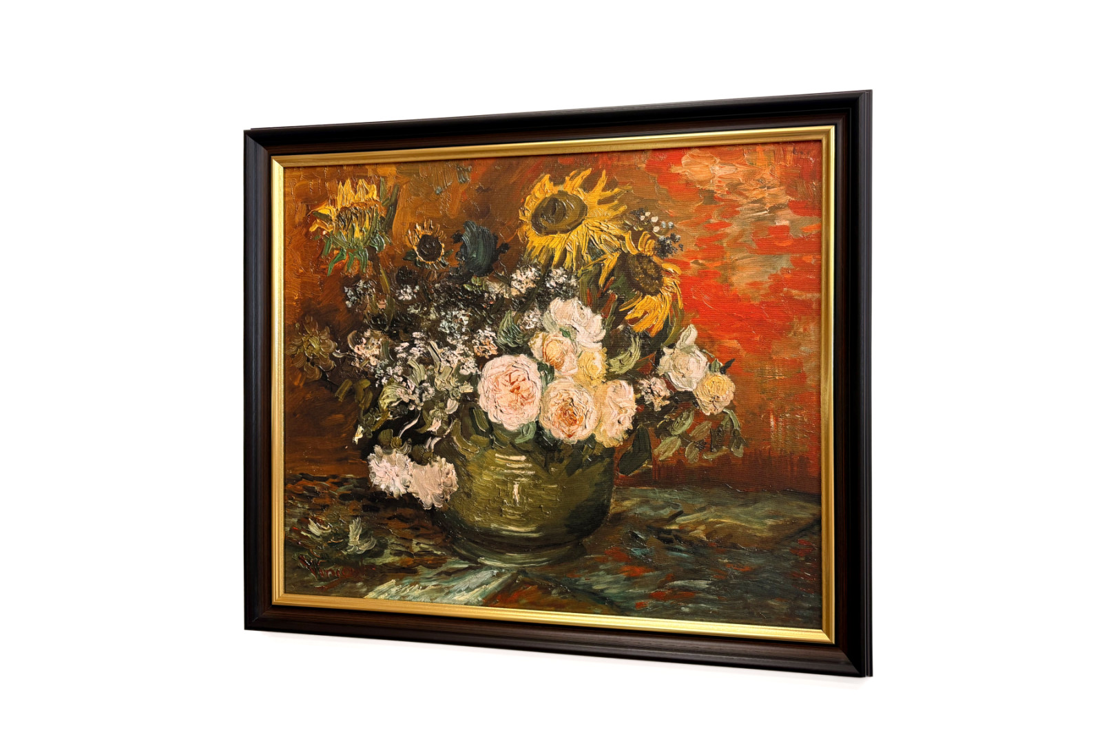 Rosor och solrosor - Vincent van Gogh