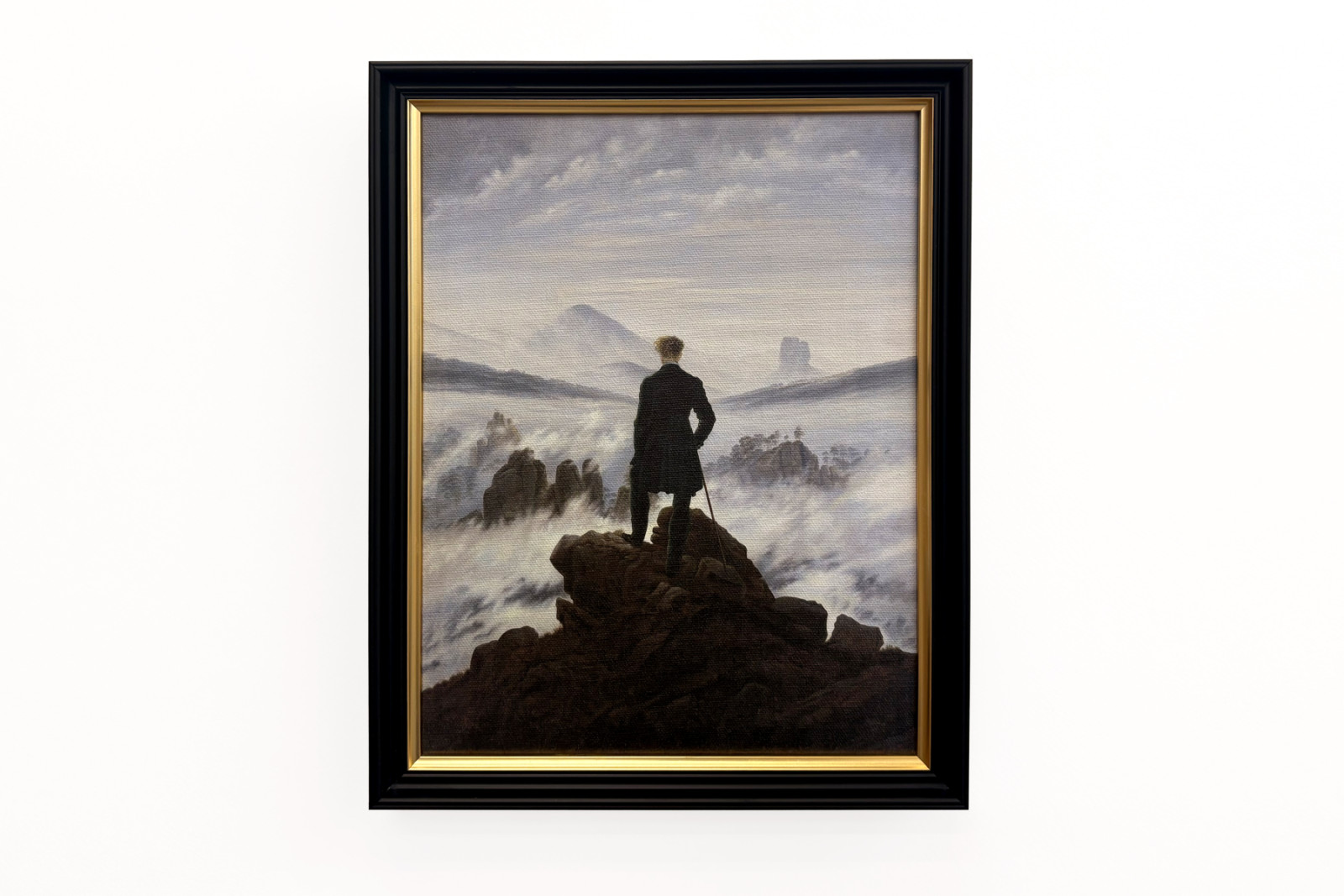 Vandraren över dimhavet - Caspar David Friedrich