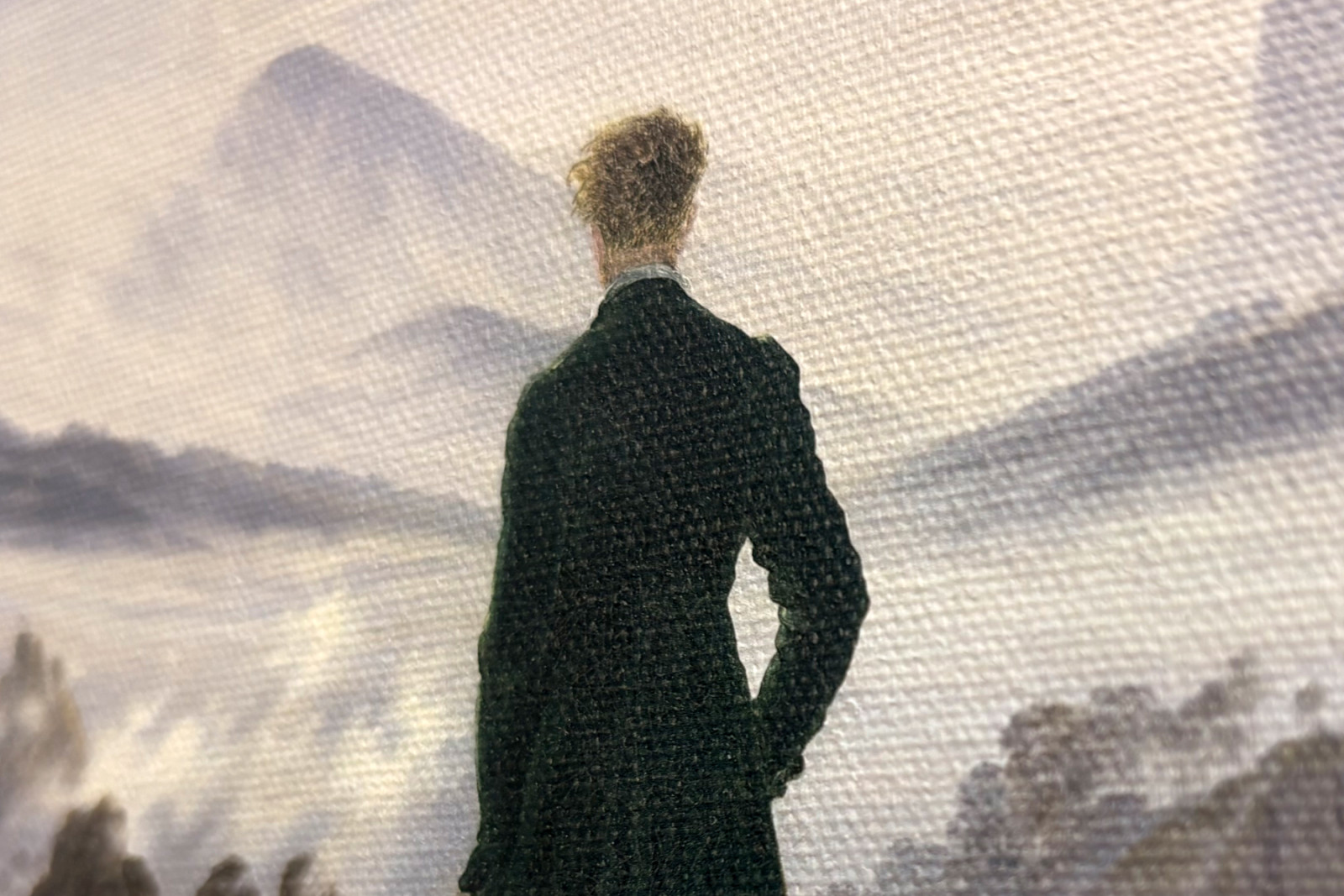 Vandraren över dimhavet - Caspar David Friedrich