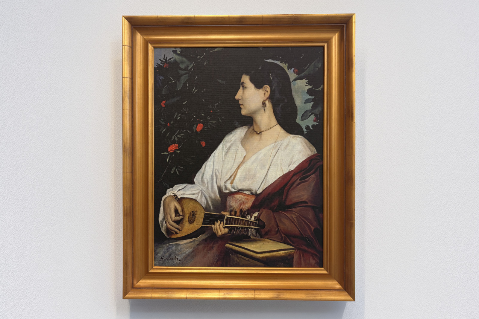 Mandolinspelaren, 1865 - Anselm Feuerbach