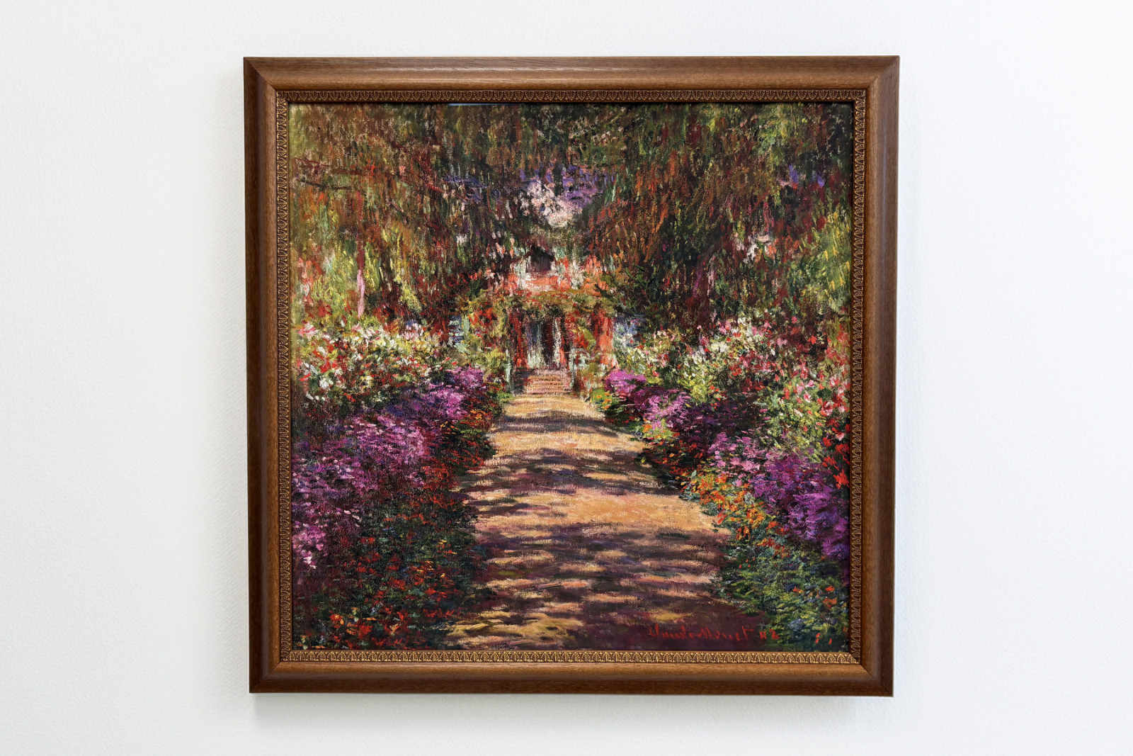 En väg i Monets trädgård, Giverny, 1902 - Claude Monet