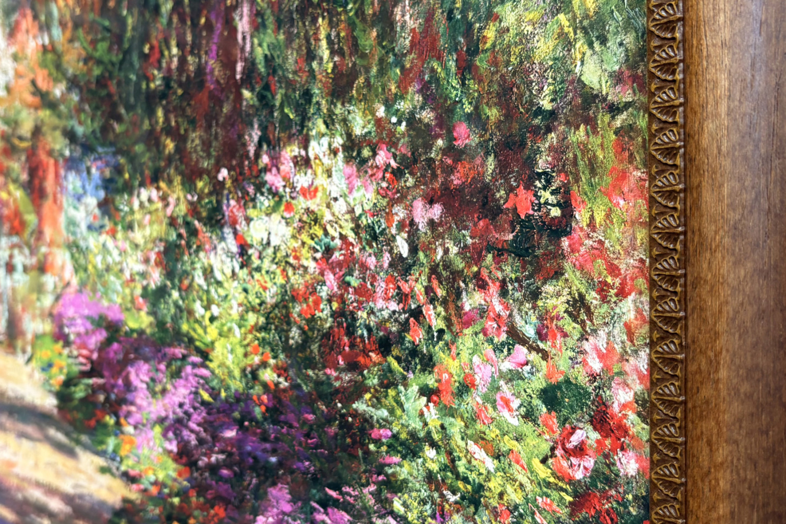 En väg i Monets trädgård, Giverny, 1902 - Claude Monet