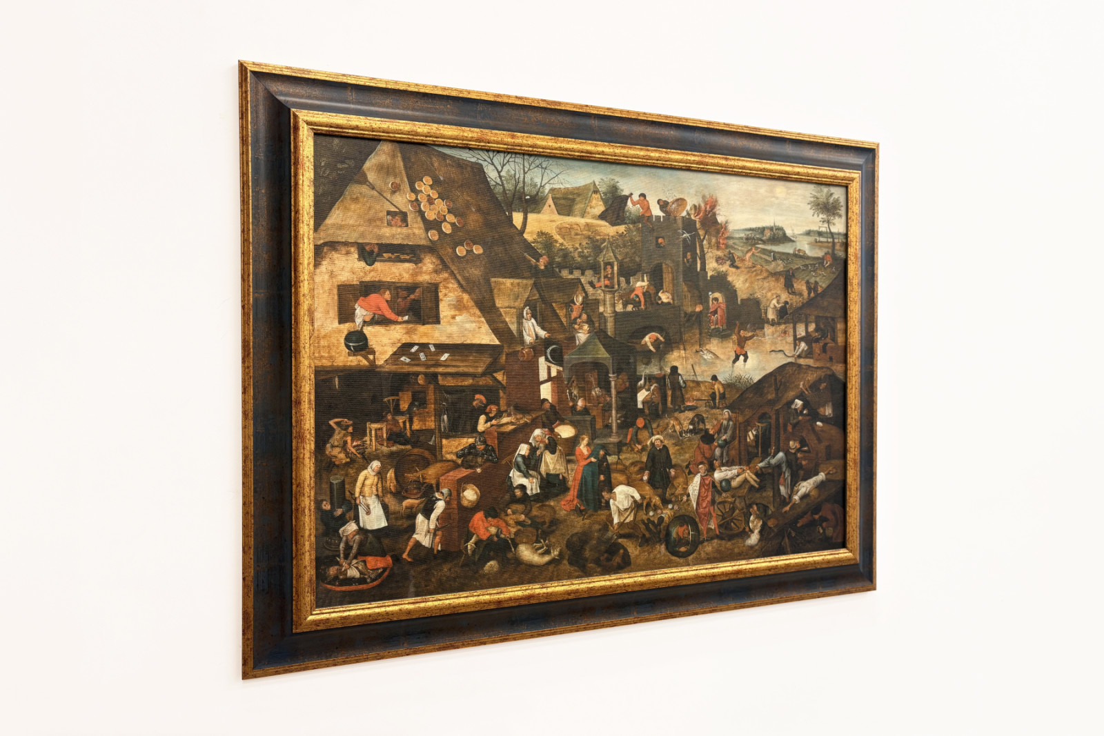 Ordspråksboken (olja) - Pieter the Younger Brueghel