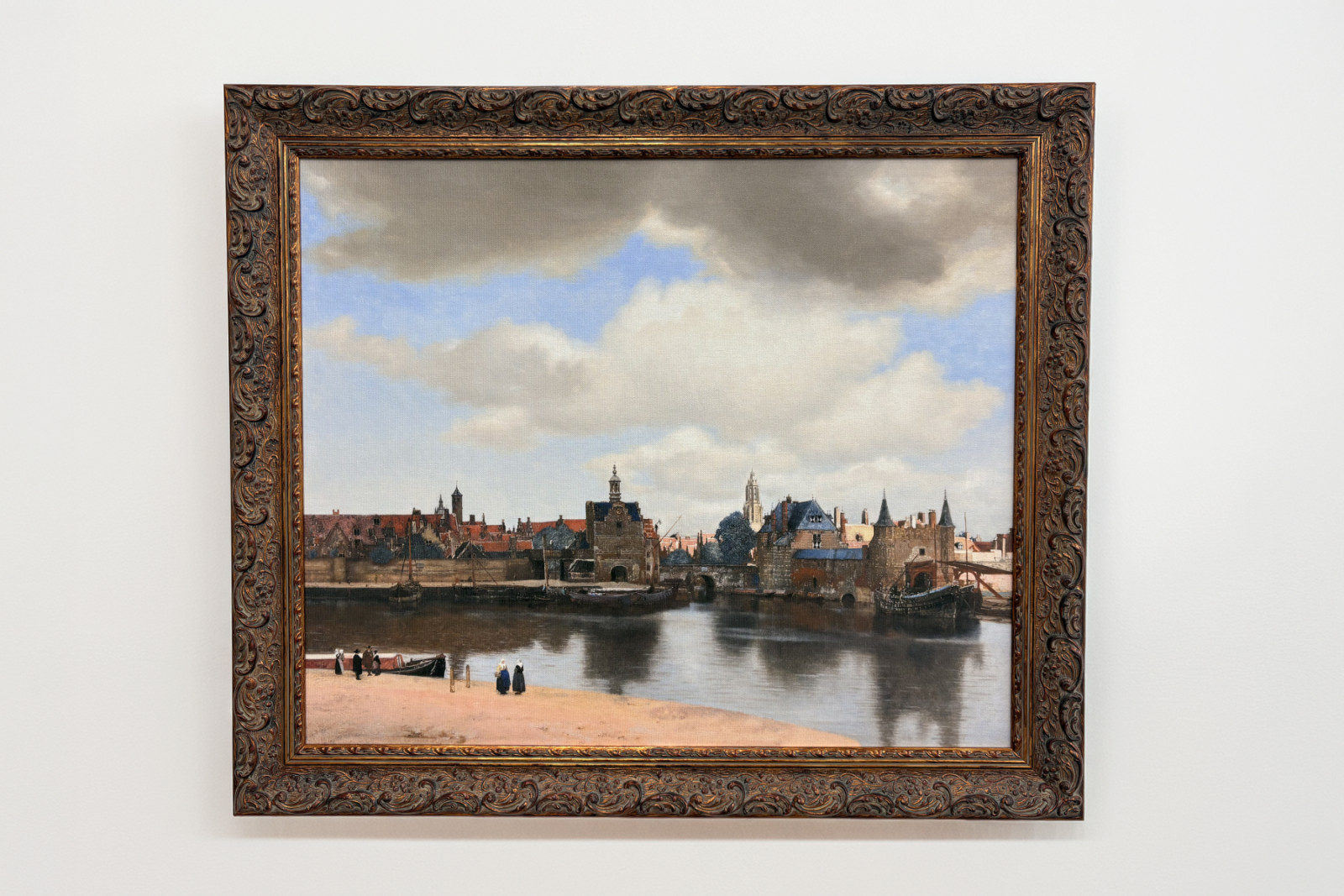 Utsikt över Delft, ca 1660-61 (olja på duk) - Johannes Vermeer