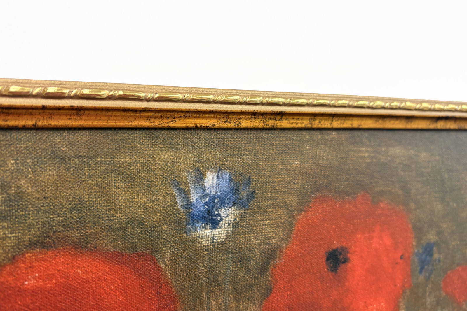 Bukett med vallmo Målning av Odilon redon (1840-1916). - Odilon Redon