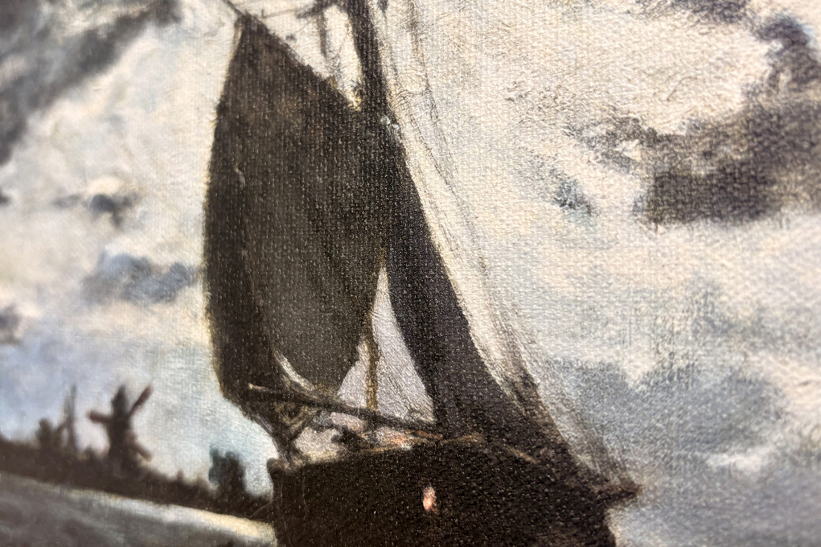 Segelfartyg i månskenet. - Paul Gauguin