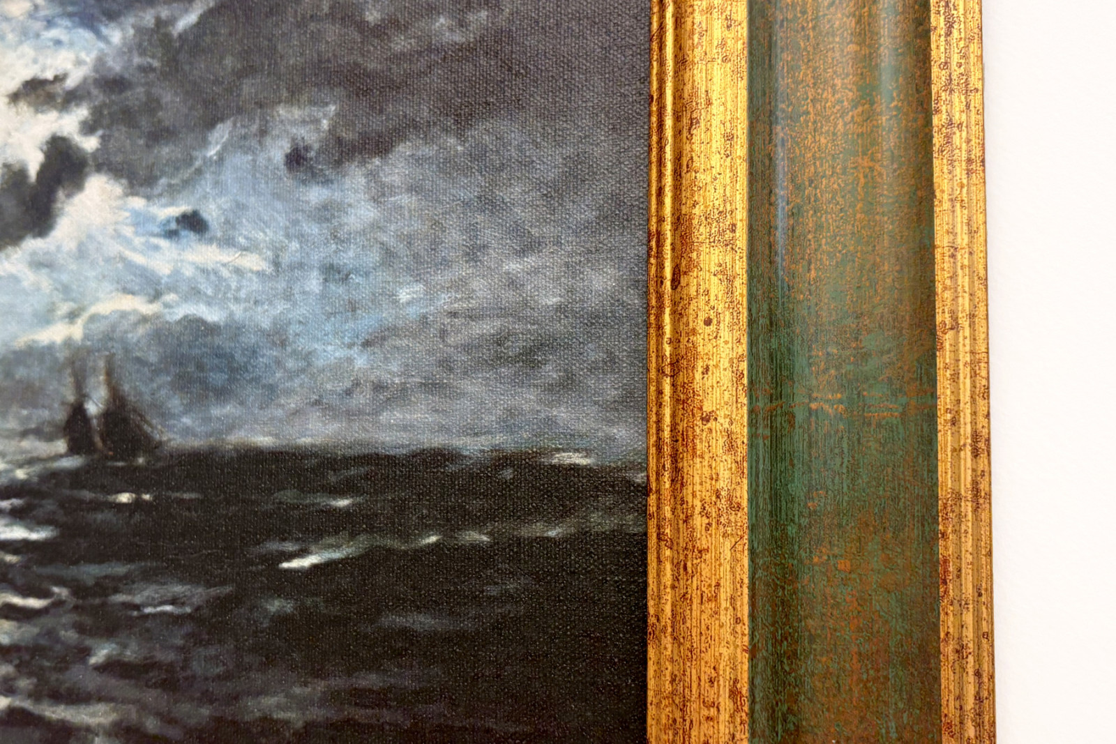 Segelfartyg i månskenet. - Paul Gauguin
