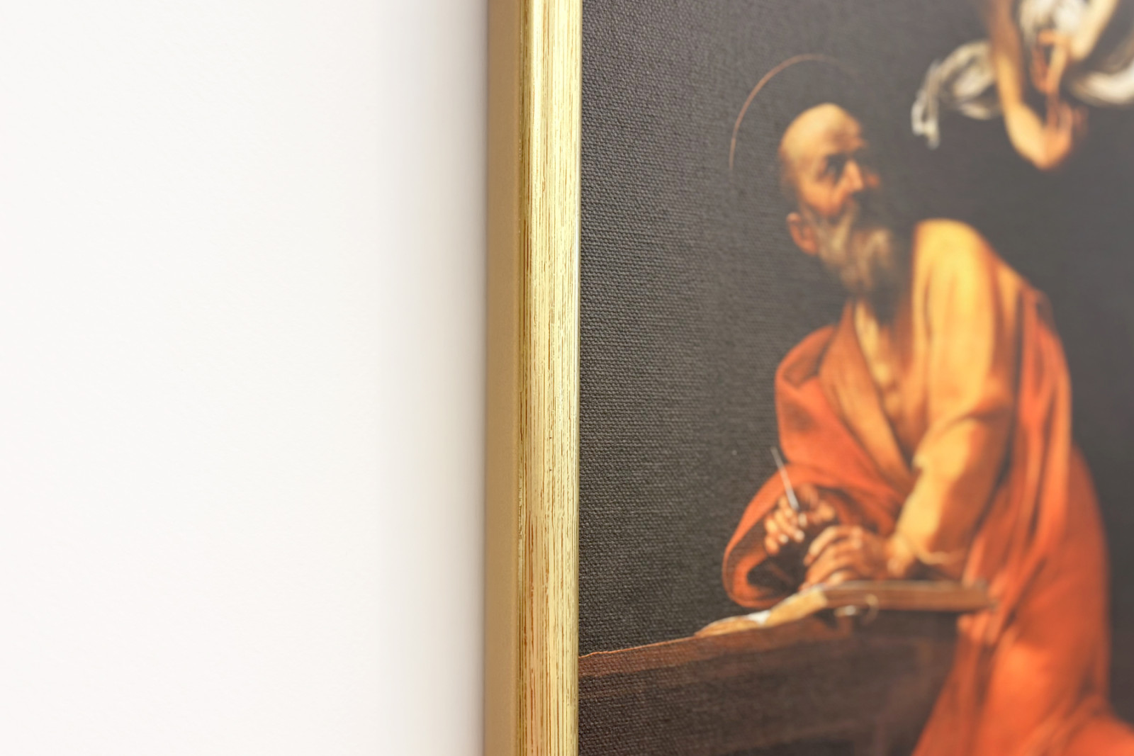Den Helige Matteusinspiration - Michelangelo Merisi Caravaggio