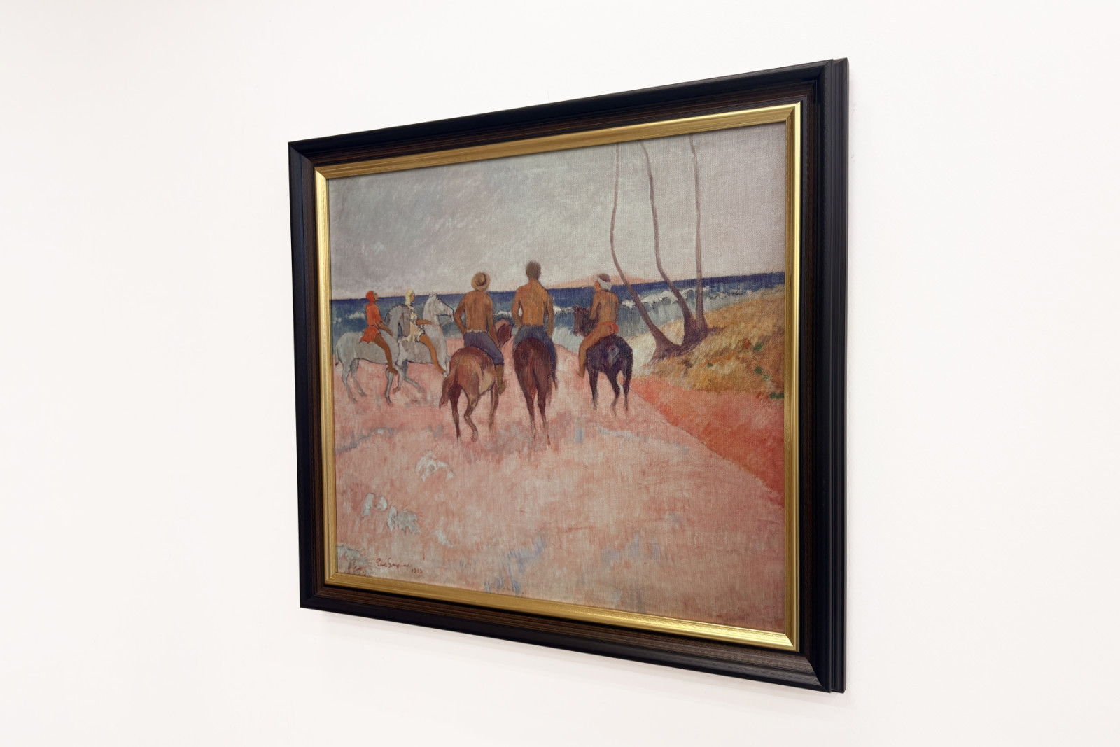 Ryttare på stranden - Paul Gauguin
