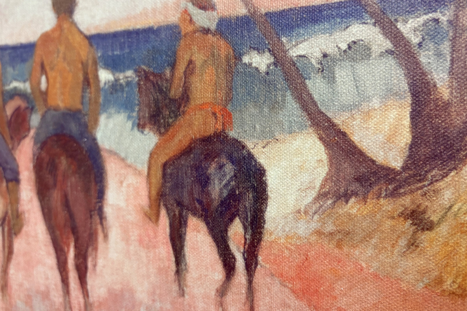 Ryttare på stranden - Paul Gauguin