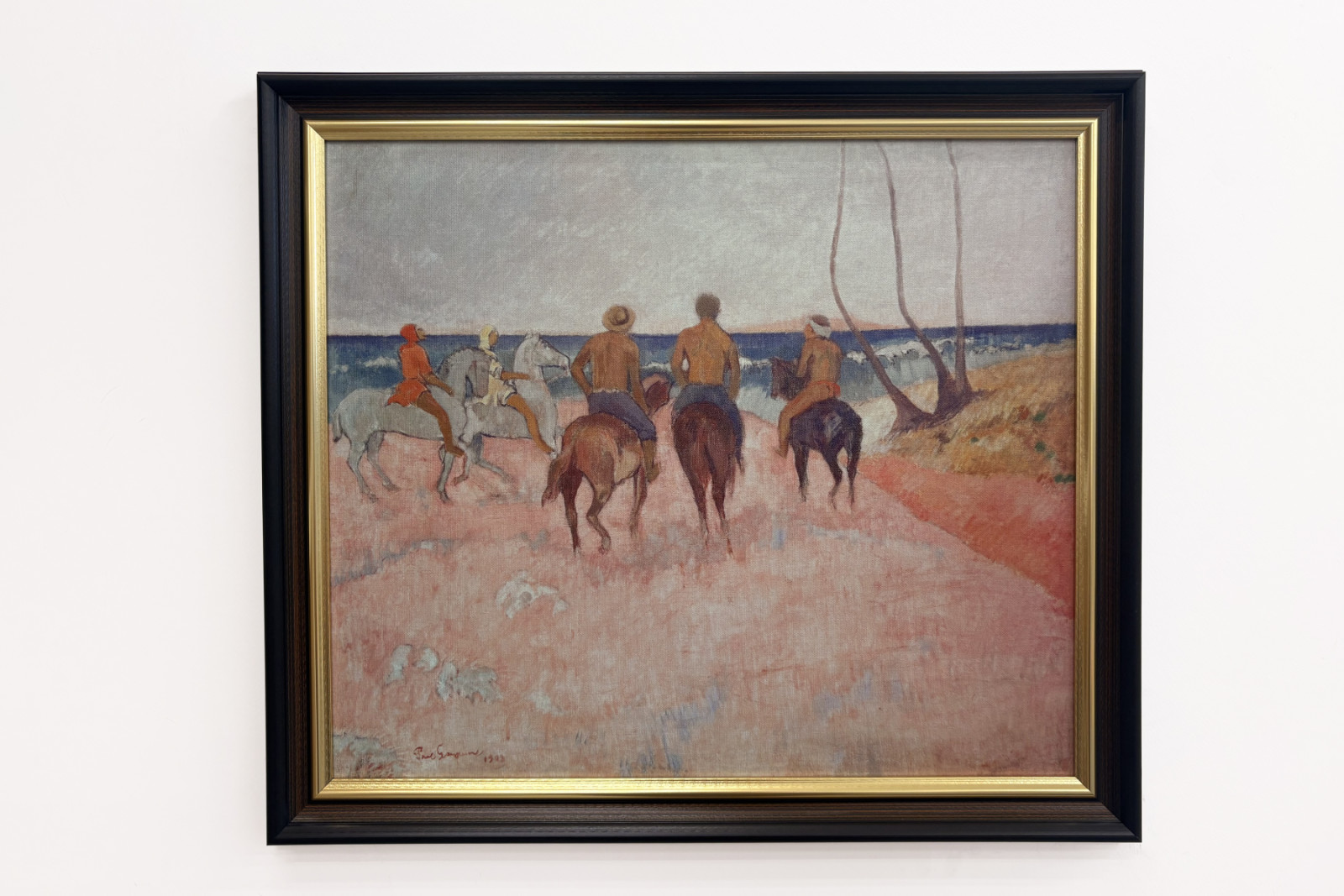 Ryttare på stranden - Paul Gauguin
