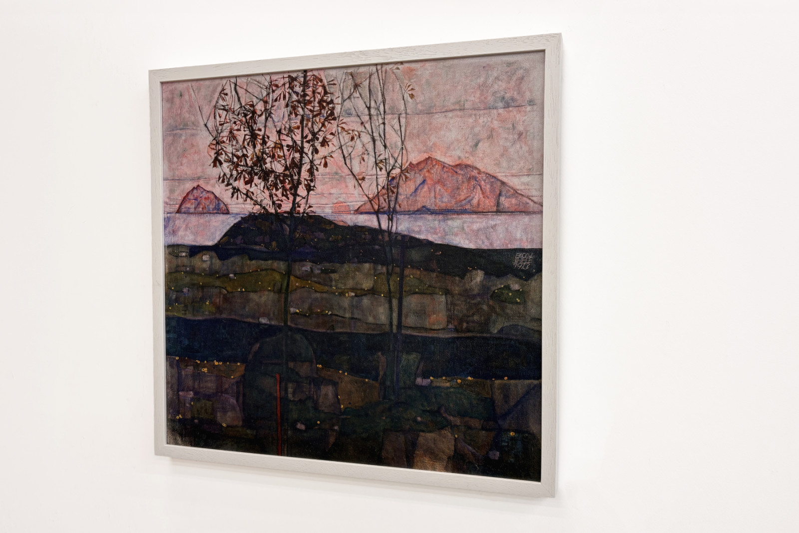 Solnedgång, 1913 - Egon Schiele