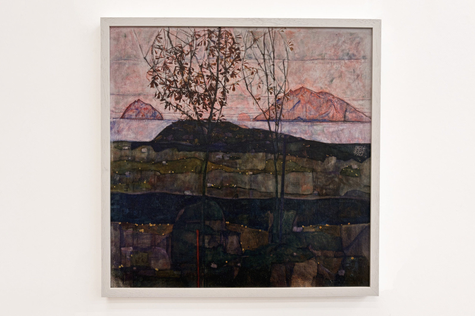 Solnedgång, 1913 - Egon Schiele