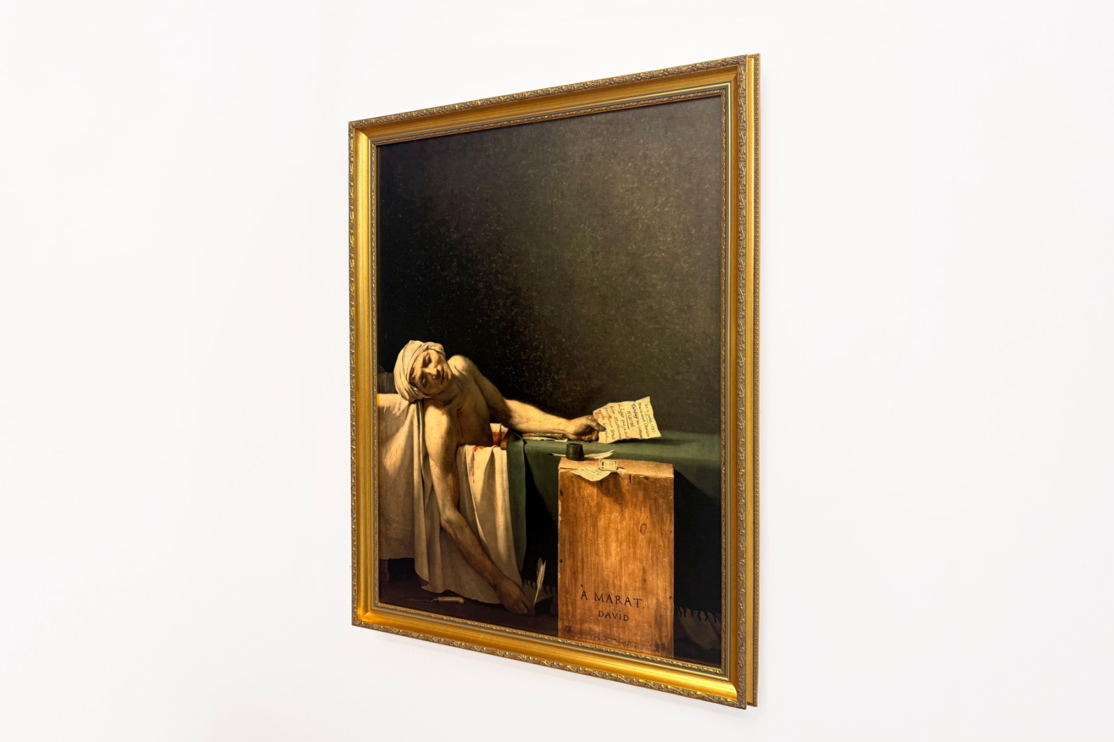 Marats död - Jacques Louis David