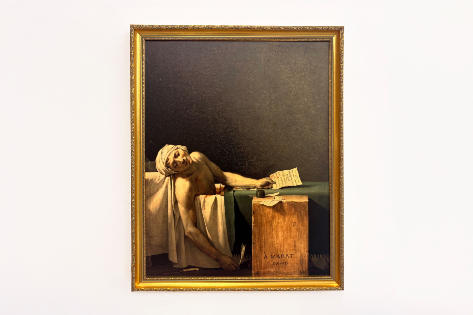 Marats död - Jacques Louis David