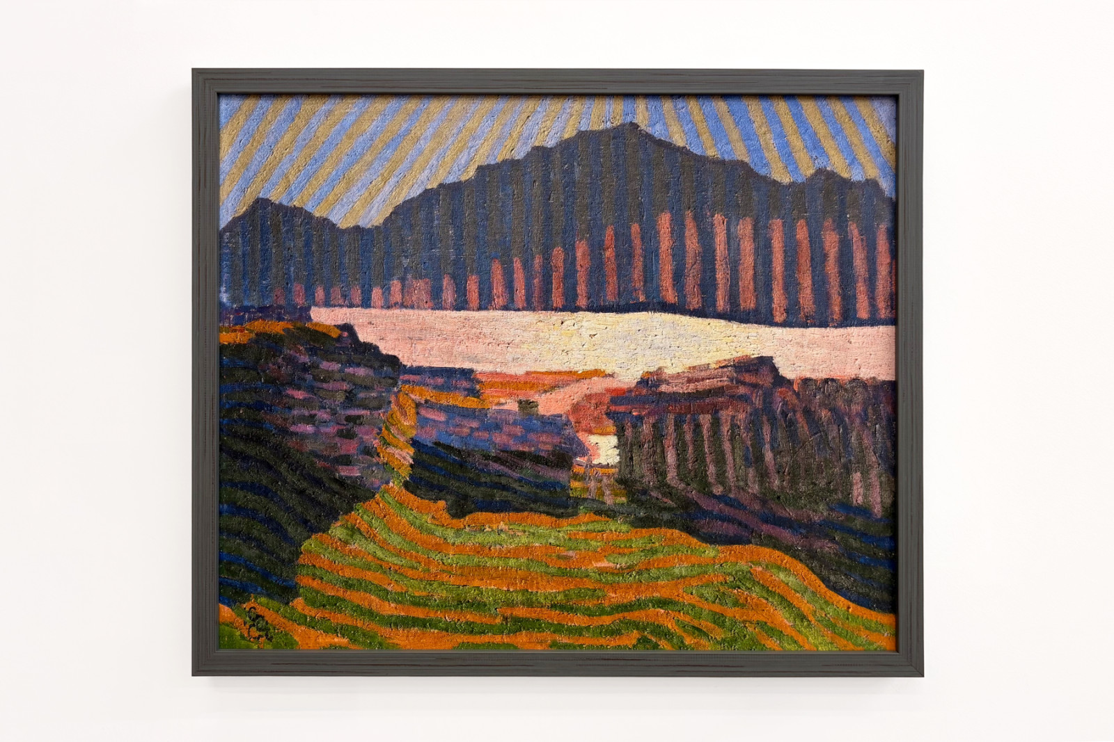 Utsikt över Capolago, ca. 1907. - Giovanni Giacometti