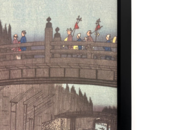 Bambumarknad vid Capital Bridge, 1857., 1857.