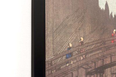 Bambumarknad vid Capital Bridge, 1857., 1857.