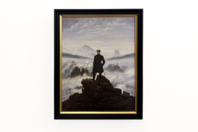 Vandraren över dimhavet - Caspar David Friedrich