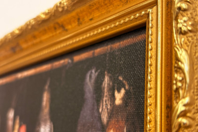 Stilleben med fåglar (fågel) Målning tillskriven Michelangelo Merisi dit Caravaggio (Caravaggio) (1571-1610) Rom Galleria Borghese - Michelangelo Merisi da (attr. to) Caravaggio