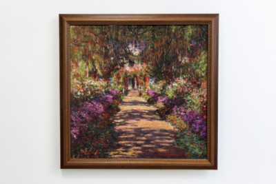 En väg i Monets trädgård, Giverny, 1902