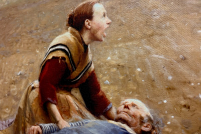 Utmattad eller Martyren, 1889
