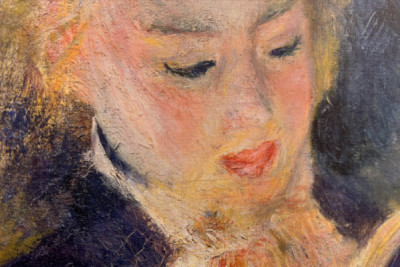 Läsande flicka, 1874