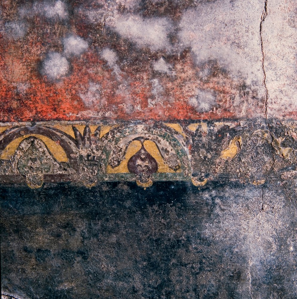 Detalj av väggen av Unknown