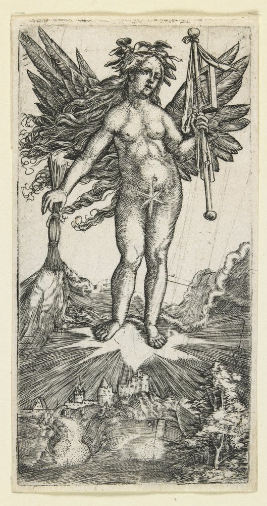 Allegorisk figur, ca. 1515-1518 av Albrecht Altdorfer