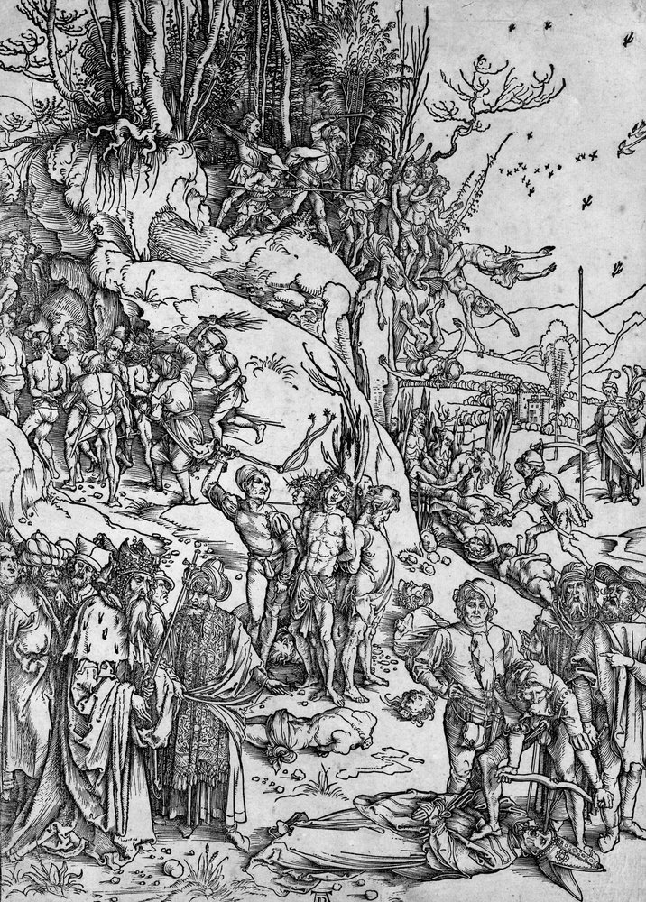 De tiotusens martyrskap av Albrecht Dürer