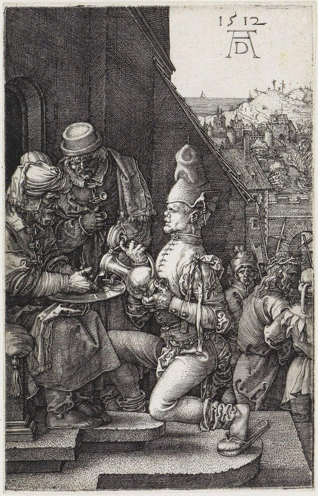 Pilatus tvår sina händer av Albrecht Dürer