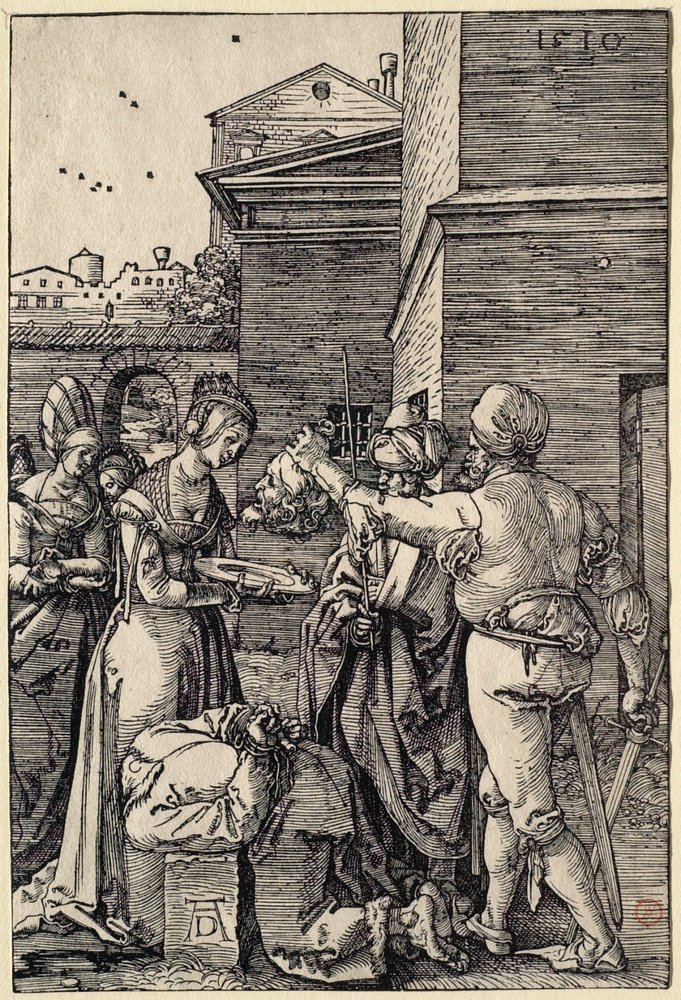Halshuggningen av Johannes Döparen av Albrecht Dürer