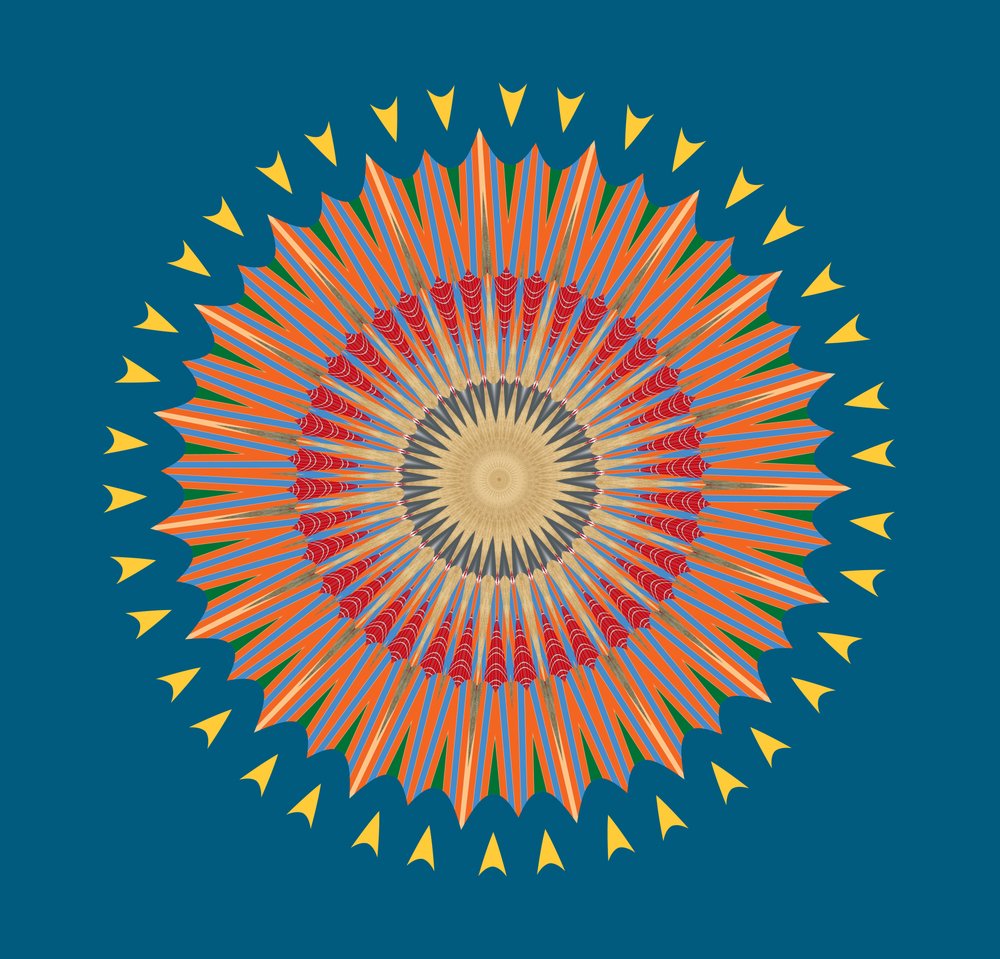 In och ut, 2019, (blandade media) av Alex Caminker