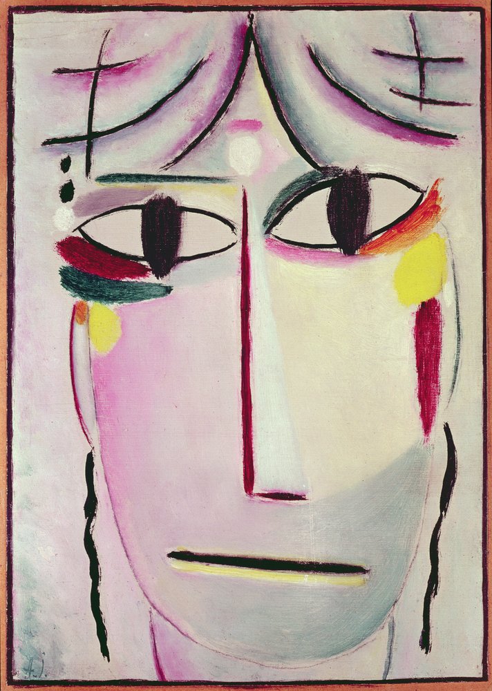 Frälsarens ansikte, 1920 av Alexej von Jawlensky