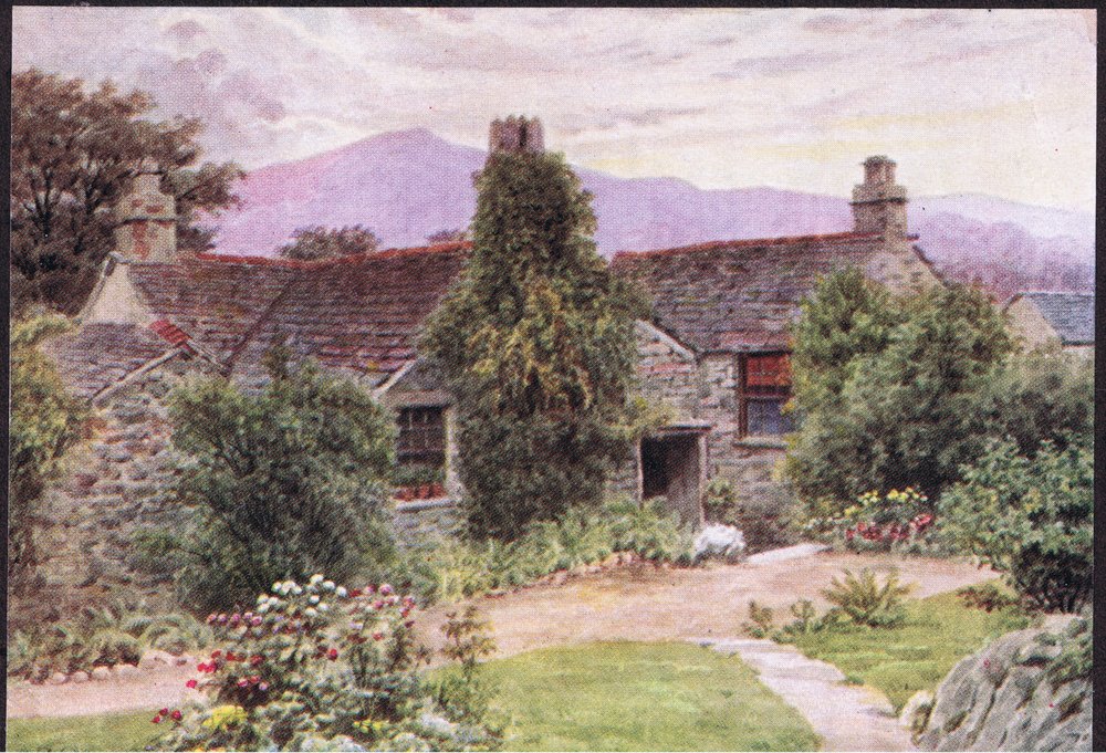 Dove Cottage, Grasmere, ur Stugorna och bylivet på den engelska landsbygden, utgiven av Dent & Sons Limited, 1912 av Alfred Robert Quinton