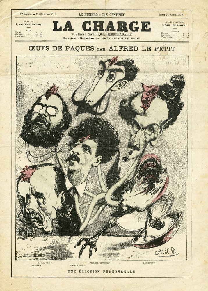 Illustration av Alfred Le Petité (1841-1909) i The Charge (1870) av Alfred Le Petit