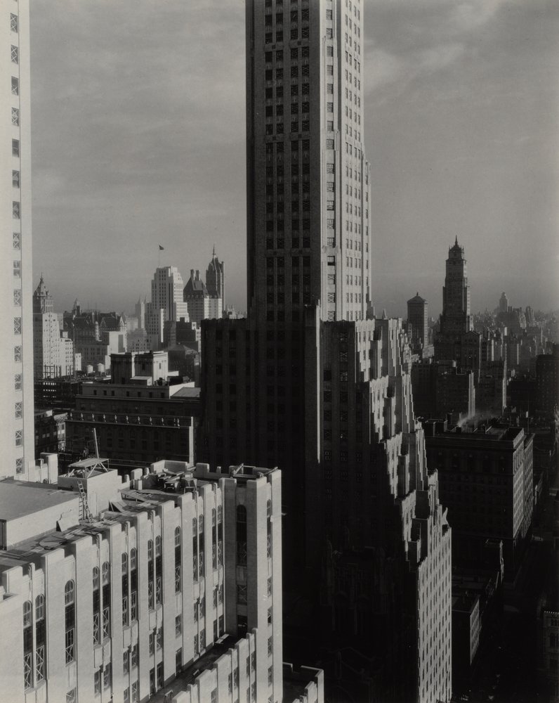 Från mitt fönster på Shelton, norrut av Alfred Stieglitz