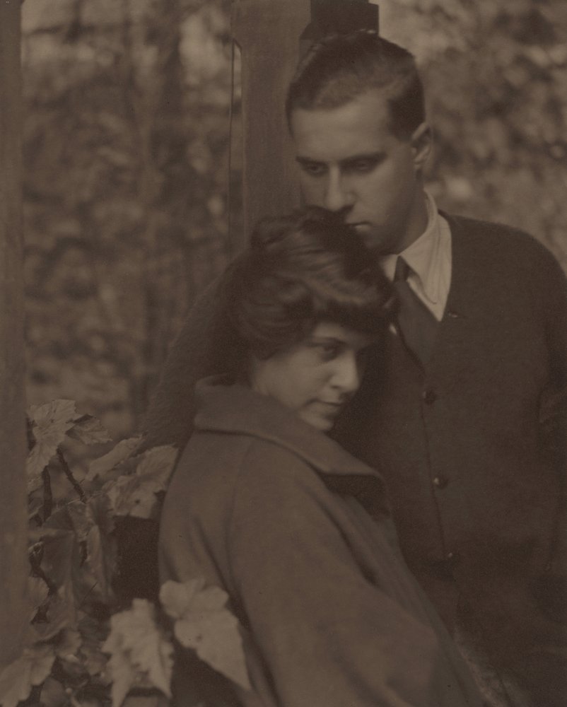 Kitty Stieglitz och Edward Stieglitz av Alfred Stieglitz