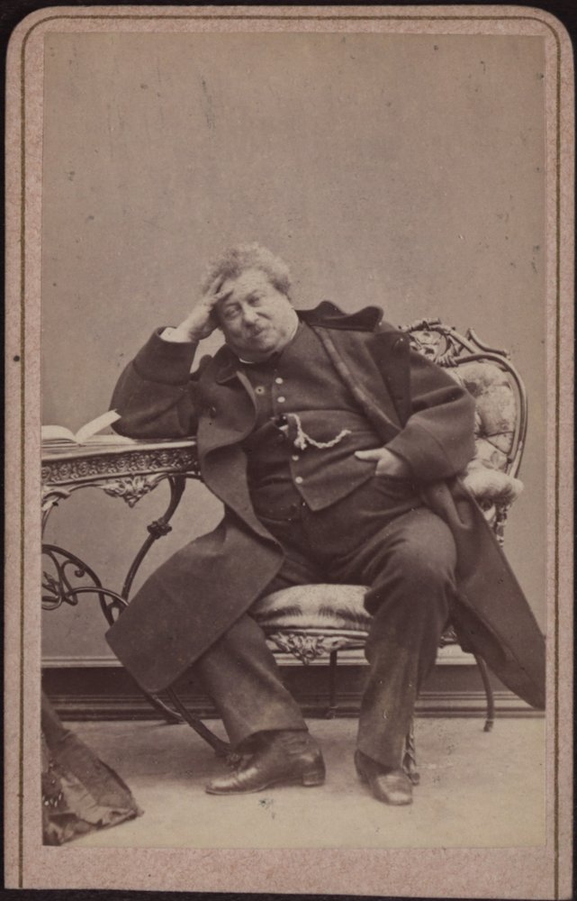 Författaren Alexandre Dumas far 1802-1870, ca 1868. av Amand Helm