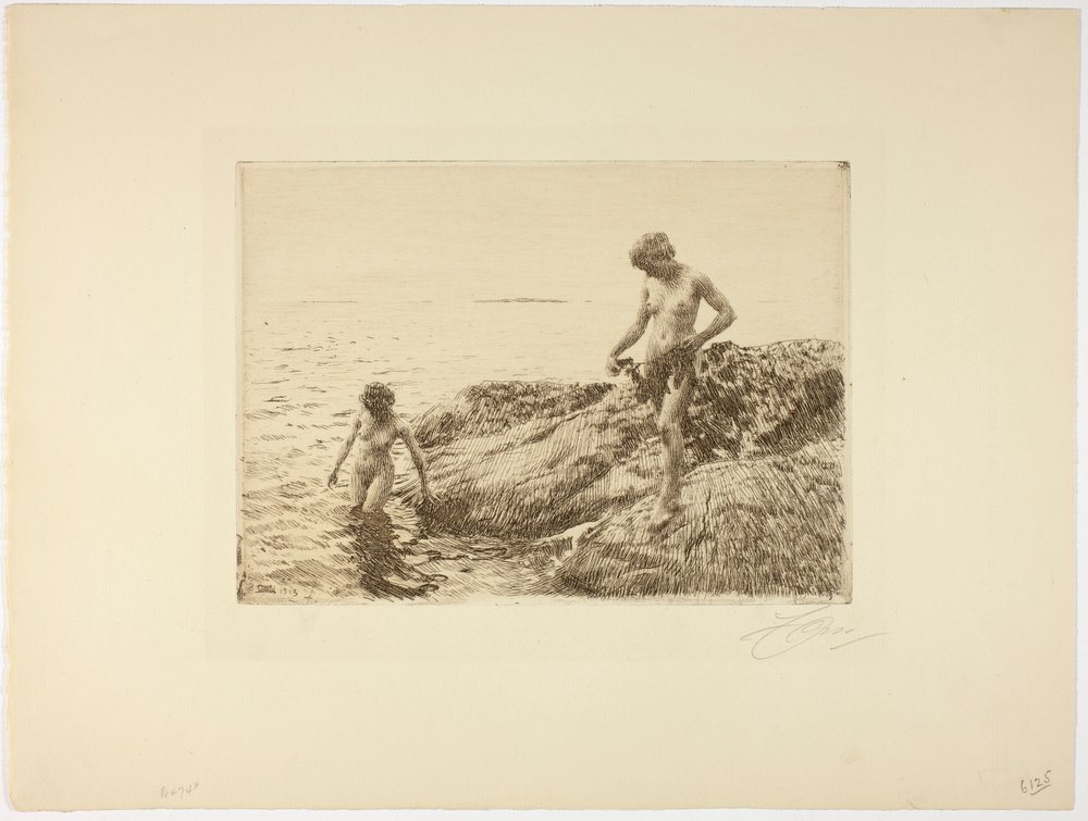 Seaward Skerries av Anders Zorn