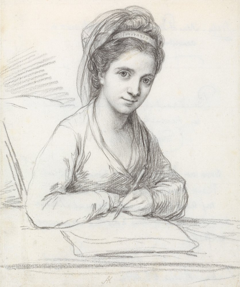 Självporträtt av Angelica Kauffmann