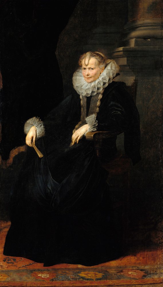 Porträtt av en kvinna från Genovese av Anthony van Dyck