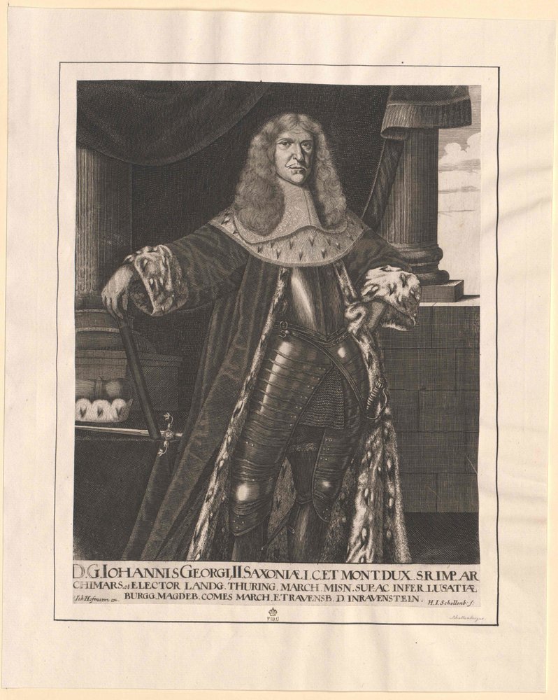 Kurfurste av Sachsen Johann George II av Artist Unknown