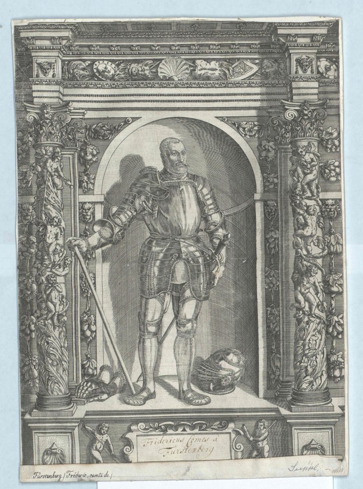 Fredrik II greve von Fürstenberg till Fürstenberg av Artist Unknown