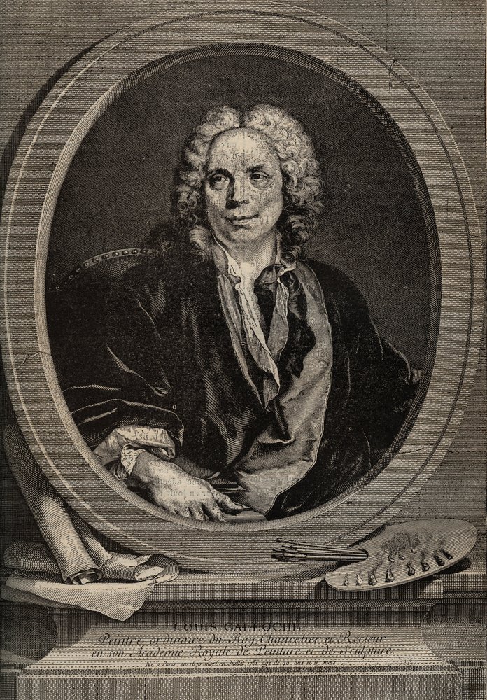 Porträtt av Louis Galloche Fransk målare av Artist Unknown