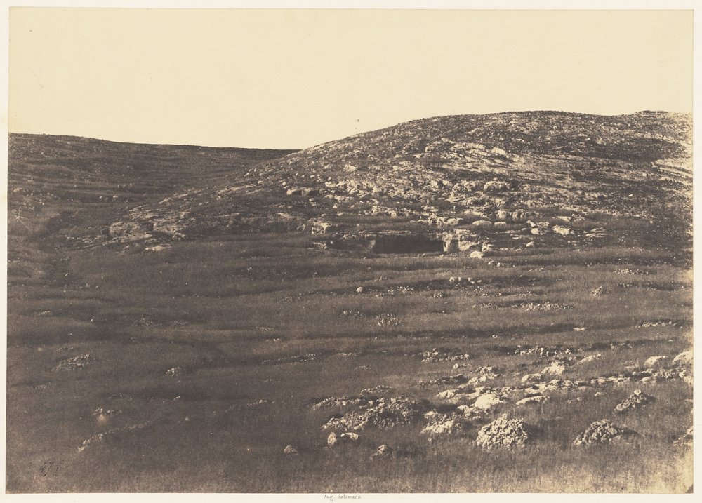 Jerusalem. Judisk grav tre mil nordnordväst om Jerusalem av Auguste Salzmann