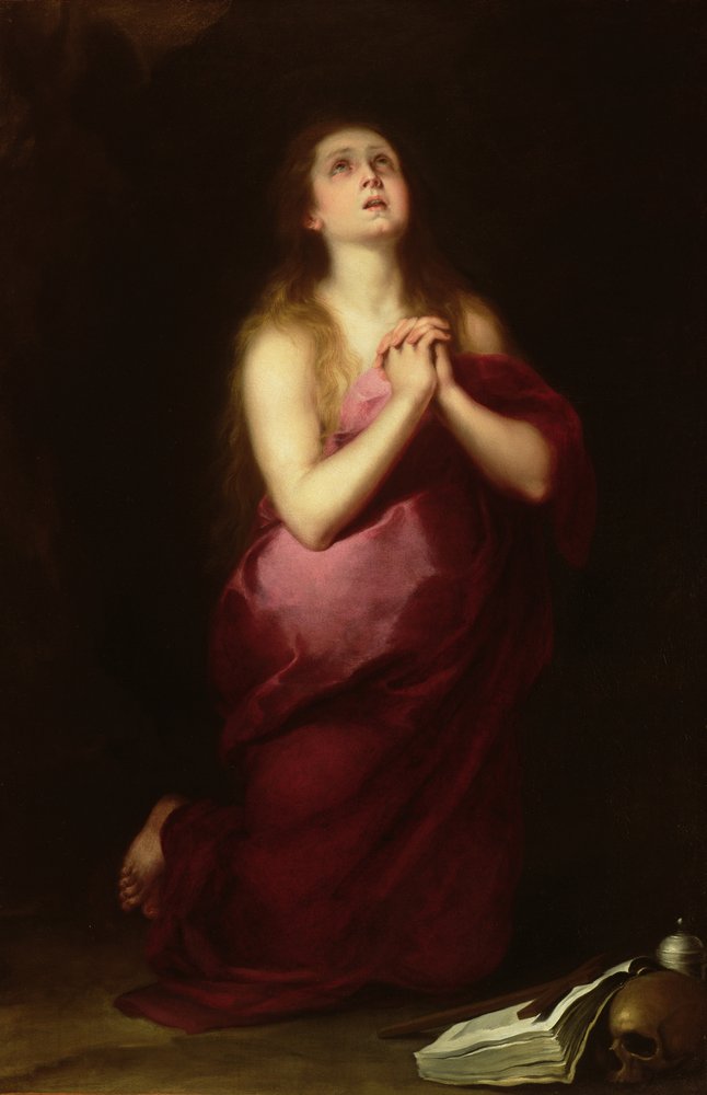 Maria Magdalena, 1650-55 av Bartolomé Esteban Murillo